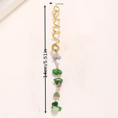 Metal Dreadlock Hair Clip Pendant Spiral Braid DIY Decoration