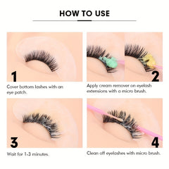 5g Fruit Flavor Eyelash Extension Remover Cream Low Irritation