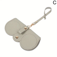 Litchi Embossed Glasses Cover Sunglasses Storage Bag