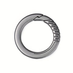 Titanium Car Keyring Without Spring Elastic Keyring Creative Pendant
