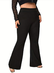  Women's Flared Leg High Rise Pants