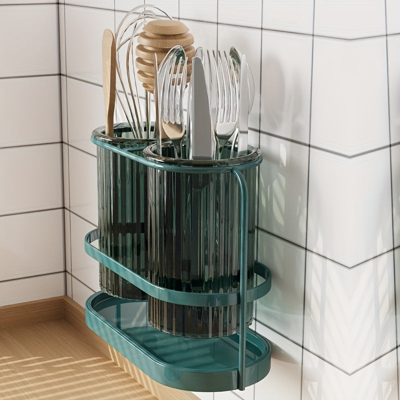 Chopstick Holder Punching Large Capacity Cutlery Storage Organizer