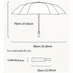 Sweet Princess Girls Umbrella Embroidered UV Protection Reinforced