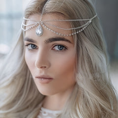 Crystal Head Piece Princess Style Headdress Rhinestone Hair Ornament