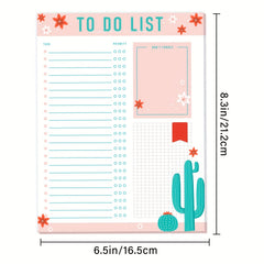 Self Care Planner Notepad - Prioritize Health, Achieve Balance - 52 Sheets