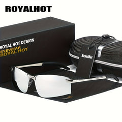 RoyalHot Men's Reflective Polarized UV400 Sunglasses