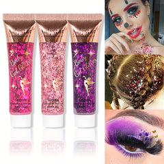 Sequin Gel Face Body Lip Eye Shadow Polarized Stage Makeup