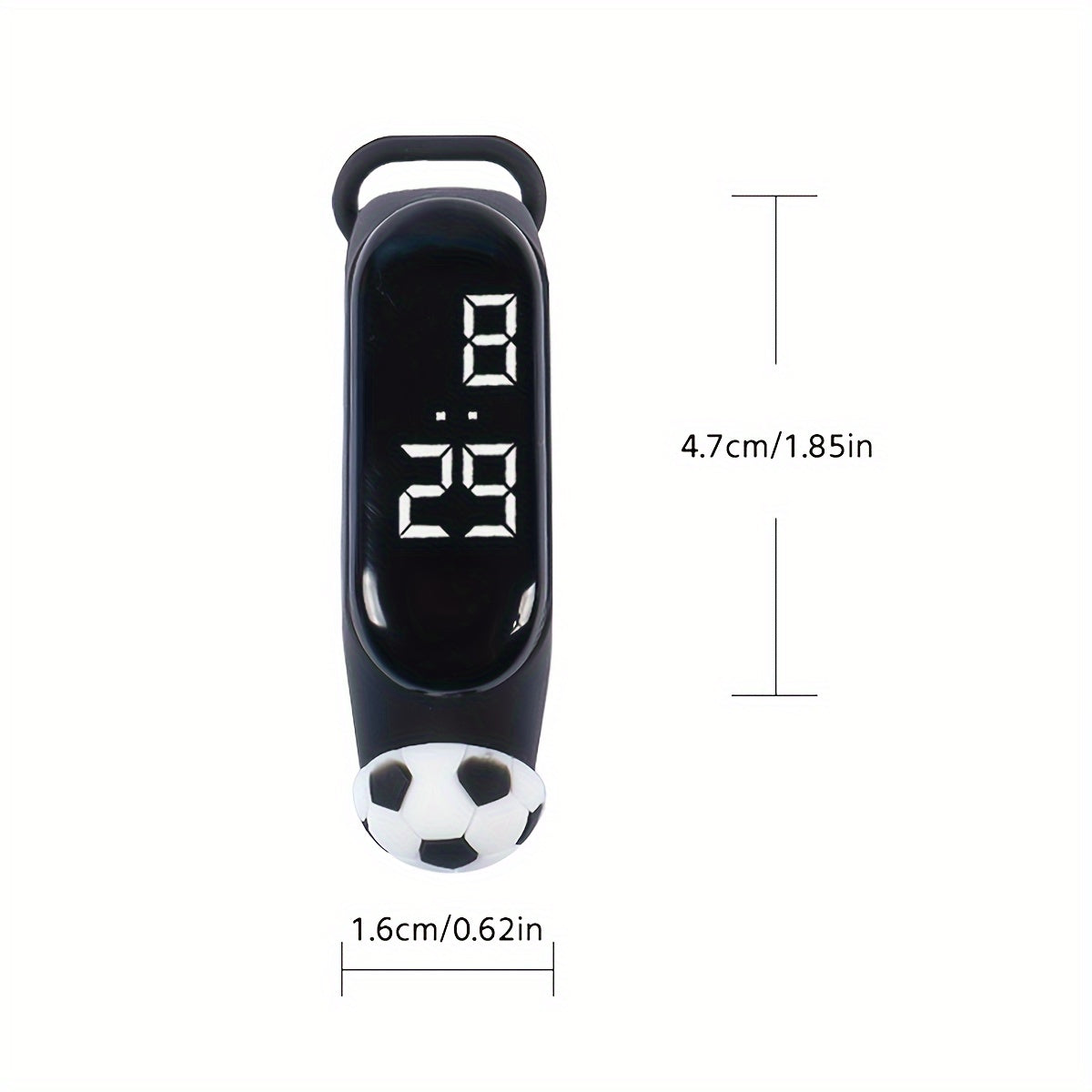 6pcs LED Electronic Wristband Watch for Students Couples Boys & Girls