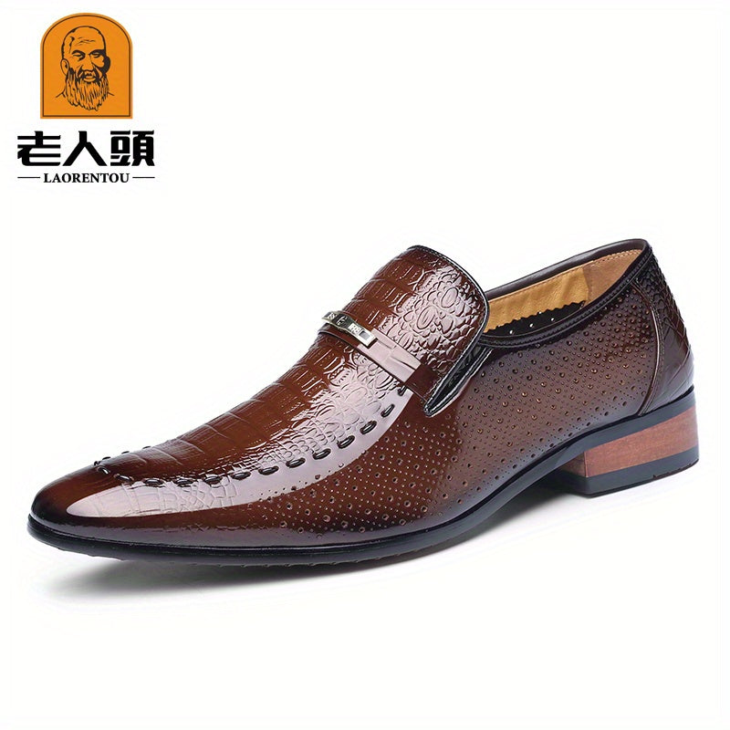 LAORENTOU Men's Dress Shoes Lightweight Formal Shoes Wedding Business