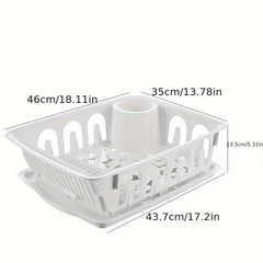 1pc Drain Bowls And Chopsticks Storage Rack Kitchen Sorting Rack