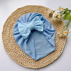 Elastic Bow Turban for Baby Girls