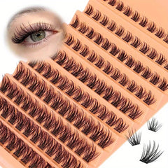 Cluster Lashes Wispy D Curling Eyelash Extensions 10-16mm DIY Lash Extensions