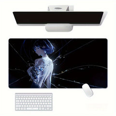 Large Mouse Pad Gaming Desk Mat Animation Pattern Non-slip Rubber Protection