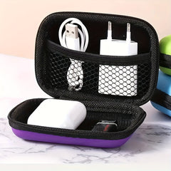 Portable Charging Cable & Earbud Organizer Pouch