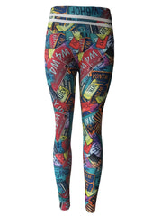 High Waist Print Yoga Pants Quick Dry Leggings