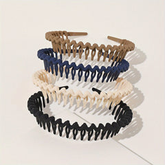 4pcs Waves Hair Band Nonslip Headband for Women Men