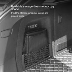 Car Trunk Storage Bag Rear Seat Back Storage Bag Net Pocket Organizer