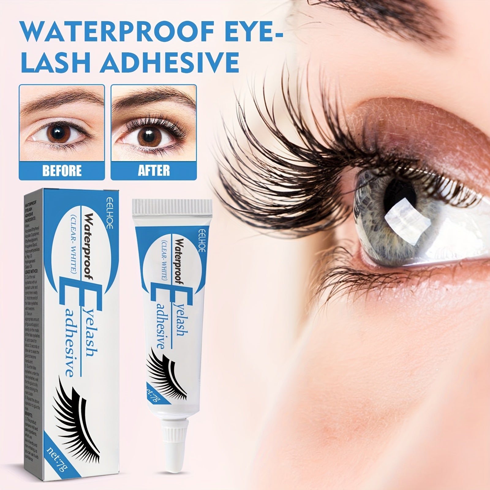 Gentle False Eyelash Glue for Light Self Adhesion