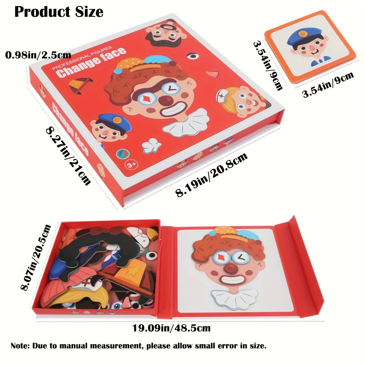 Magnetic Puzzle Game Face Changing Magic Toy for Kids