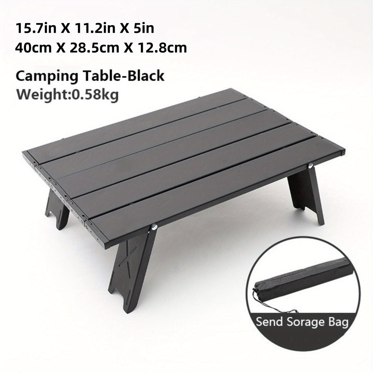 Portable Folding Table for Outdoor Picnics and BBQs Lightweight and Compact