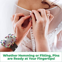 Magnetic Wrist Pincushion Sewing Support Bracelet