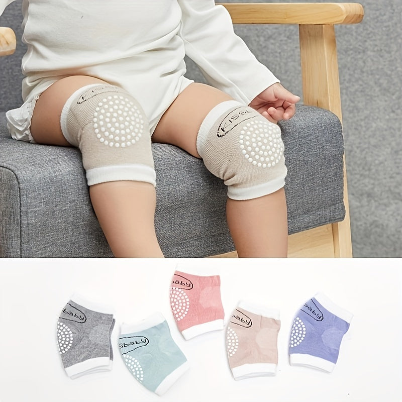 2pcs Combed Cotton Baby Knee Protector Breathable Kneepad Absorb Sweat Socks