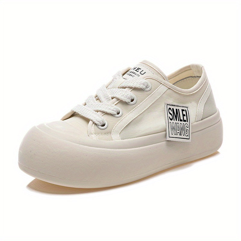 Women's Stylish Big Head Flat Shoes Thick Bottom Sports Shoes