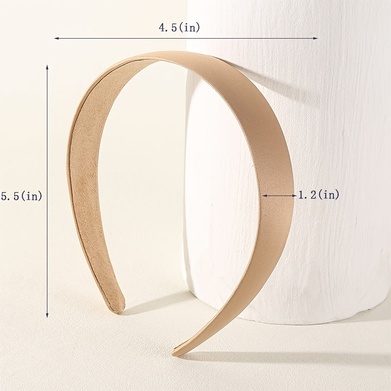 3pcs Non Slip Wide Hairband Knot Wide Headband
