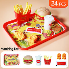 Hamburger Meal Toy for Kids
