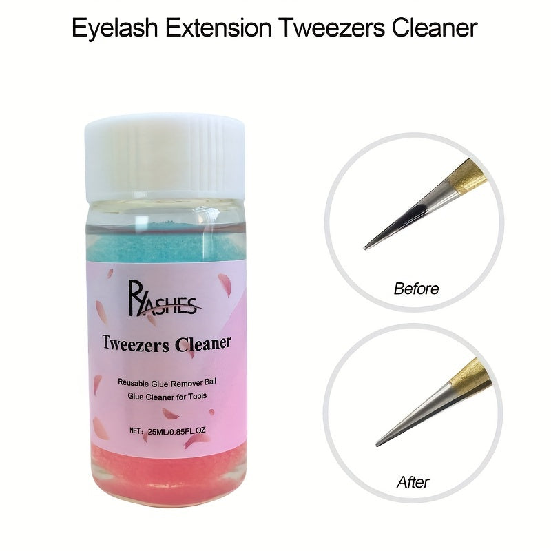 Eyelash Glue Cleaner Tool - Tweezers Cleaner Glue Remover