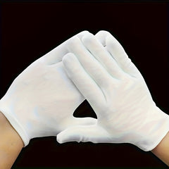 5 Pairs Soft Stretchable Lining Gloves for Household Cleaning and Jewelry Work