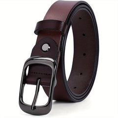  Leather Belt For Women Polished Buckle Casual Jeans Pants Belts