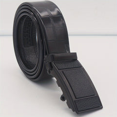 Men's Leather Business Casual PU Automatic Belt