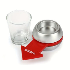 Spin The Arrow Drinking Game with Spinner Glass