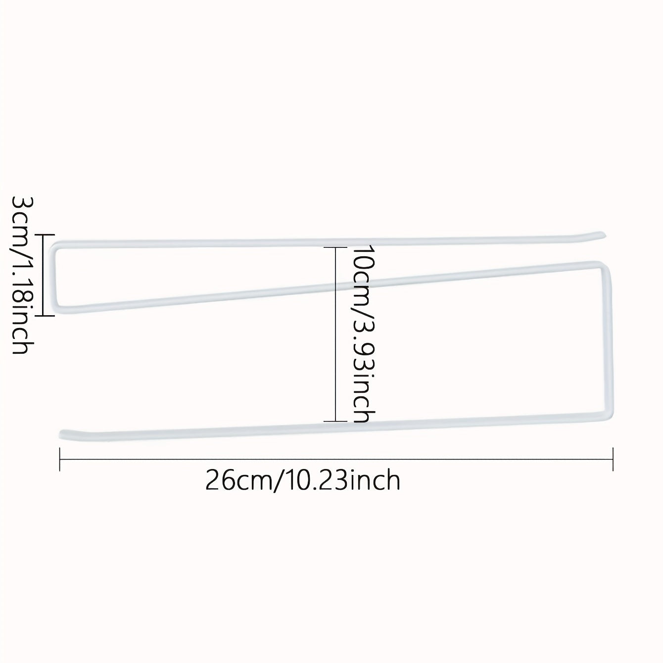 Clip Type Paper Towel Holder for Under Cabinets
