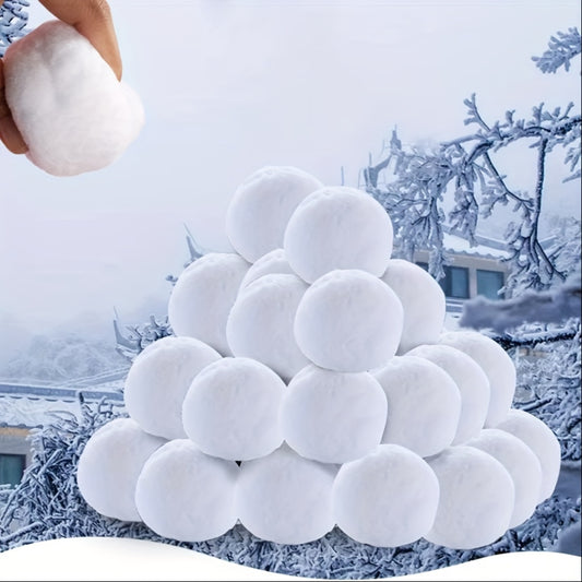 20pcs Indoor Snowball Snow Toy Decorative Snowballs