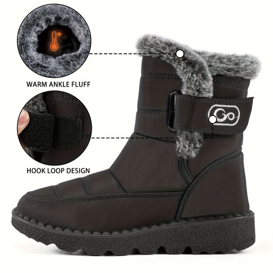 Arrival High Top Plush Lined Thermal Furry Snow Shoes
