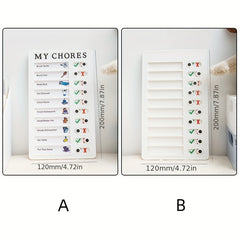 11pcs Cardholder with 10 Blank Papers - Time Management Plan Table