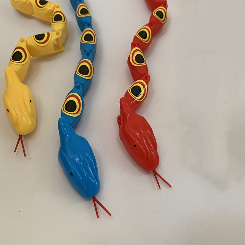 Plastic Snake Toy Twisting Joint Trick Small Nostalgia Childhood