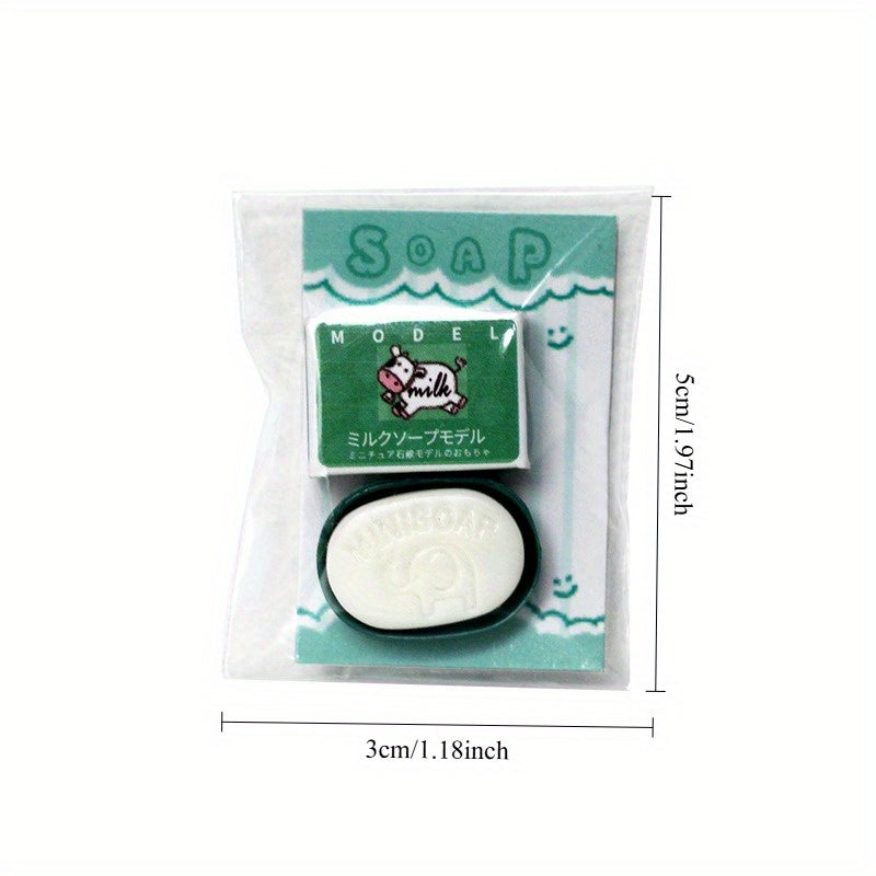 Transforming Dollhouse Cleaning Lab Mini Soap Box & Bathing Set