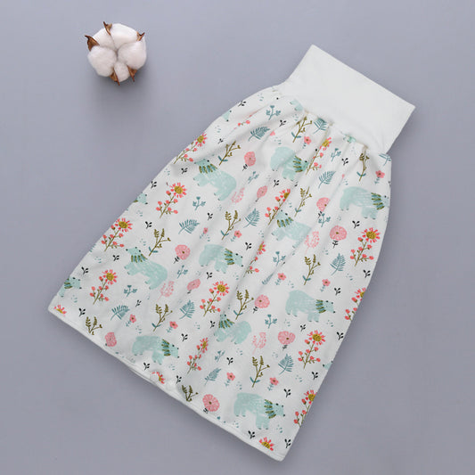 Waterproof Cloth Diaper Skirt for Boys & Girls 0-4 Years