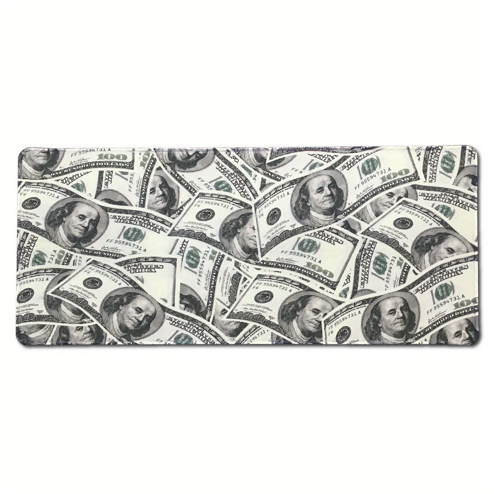 Large Mouse Pad Table Mat with Dollar Money Graphic