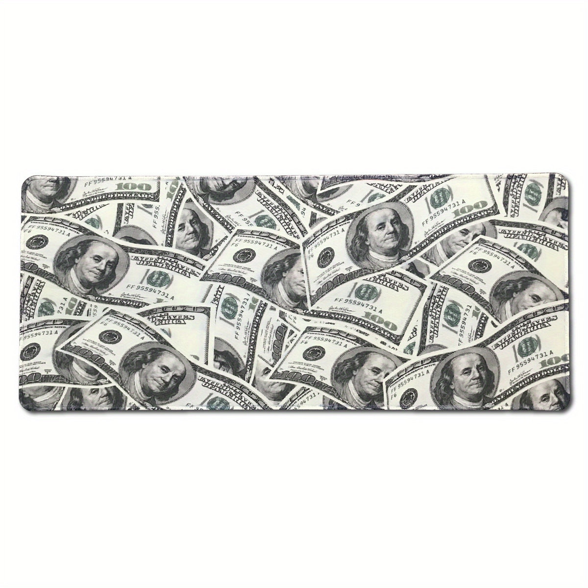 Large Mouse Pad Table Mat with Dollar Money Graphic