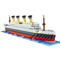 4404pcs Large Cruise Building Blocks Set Toy for Halloween Christmas