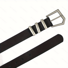 Fashionable Wind Trapezoidal Metal Waistband with Pin Buckle