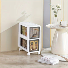 Small Stroller Shelf Drawer Organizer Cabinet Storage Box