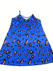  Leopard Print Comfort Cami Nightdress