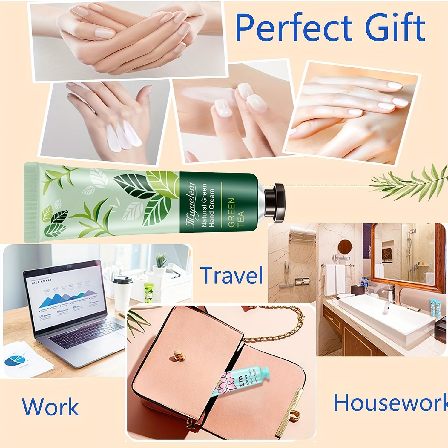 42 Plant Fragrance Hand Cream Set Mini Hand Lotion Bulk For Women