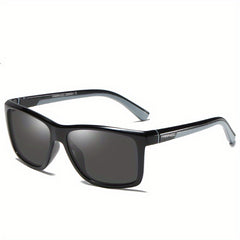 Men Polarized Square Sunglasses Retro Summer Shades