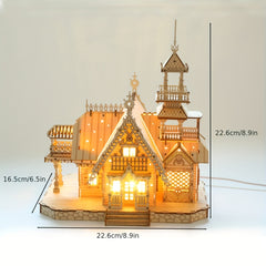 3D Wooden Architectural Model Decoration Gift